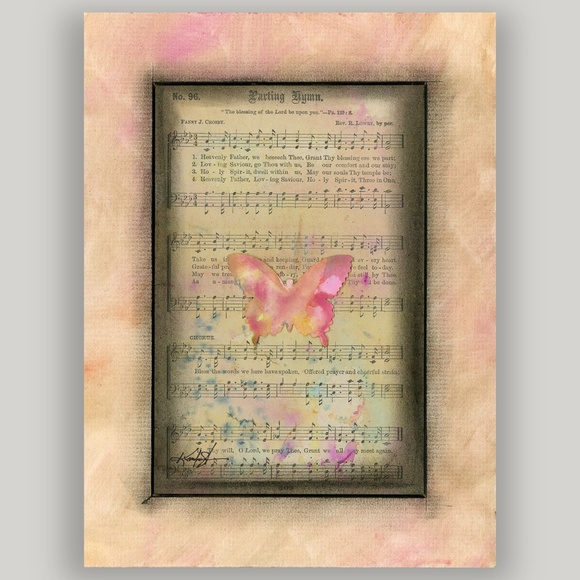 Original Butterfly Collage Art - Butterfly Collage 7 - Picture 2 of 6